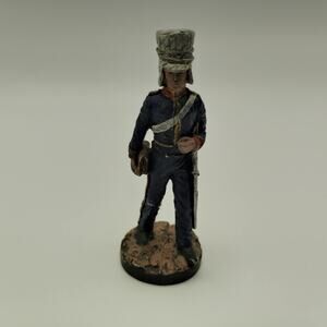 Vintage Franklin Mint Pewter 3rd Light Dragoons Officer 1845 Military Soldier